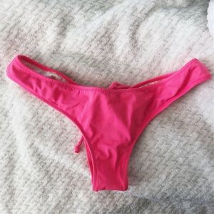 VS Pink cheeky/thong bikini bottoms